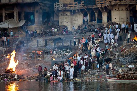 hindu cremation by ganges in varanasi india tim graham world