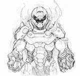 Doom Doomslayer Eternal Demon Fanfiction Dxd Amreading Videogame Nerd sketch template