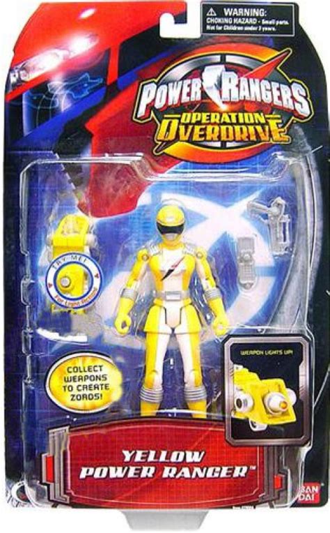 Power Rangers Operation Overdrive Yellow Power Ranger