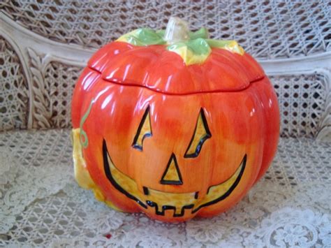 Susan Winget Awesome Large Halloween Ceramic Pumpkin Jack