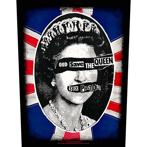 The Sex Pistols God Save The Queen Back Patch Punx Uk