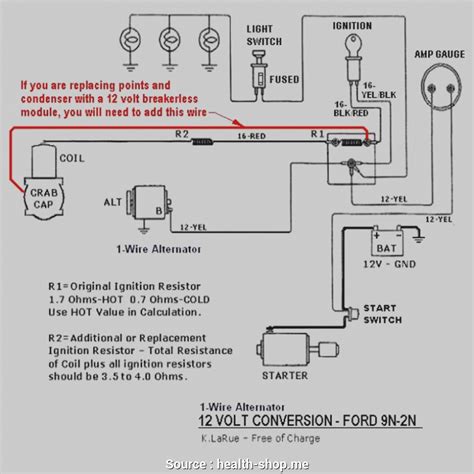 volt wiring diagram ford  tractor  wire alternator wiring  volt alternator wiring