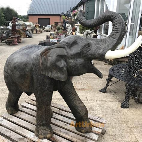 life size bronze elephant statue