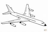 Coloring Airplane Pages Printable sketch template