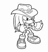 Knuckles Coloring Pages Sonic Hoverboard Kids Print Color Printable Clipart Cool Hat Template Adults Getcolorings Pdf Library Comments sketch template