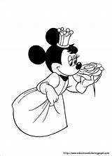 Minnie Coloring Sheets Mouse Pages Printable sketch template