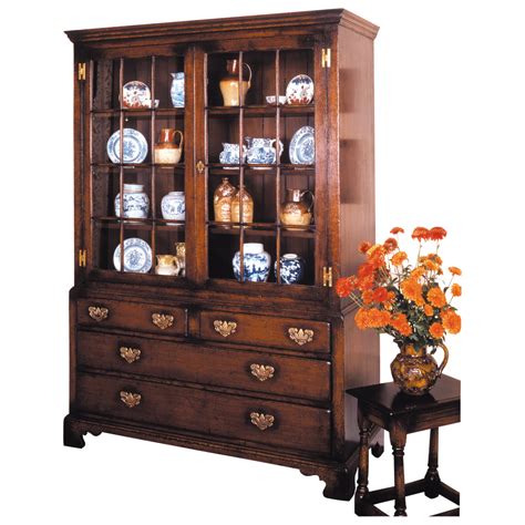 oak display cabinet titchmarsh goodwin