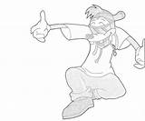 Goof Max Action Coloring Pages sketch template