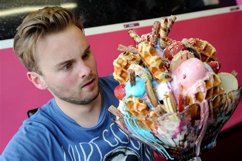 One Guy Has Took On Britain S Biggest Ice Cream Sundae