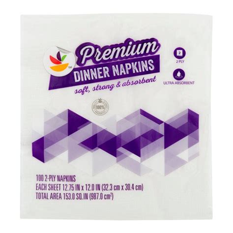 save  stop shop premium dinner napkins  ply order  delivery