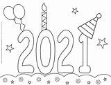 Coloring Year 2021 Pages Popular sketch template