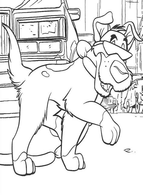 coloring page oliver  company coloring pages