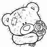 Teddy Coloring Pages Bears Bear Color Print Girls Kids sketch template