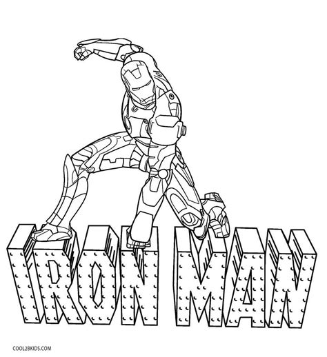 printable iron man coloring pages  kids coolbkids iron man
