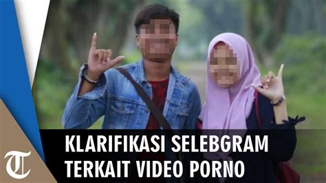 klarifikasi selebgram banyuwangi terkait video mesum dirinya dengan siswi smp youtube