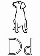 Dog Clipart Letter Coloring Cliparts Clip Letters Outlines Kids Illustration Vector Border Alphabet Bone Preschool Learn Pages Library Learning Guide sketch template