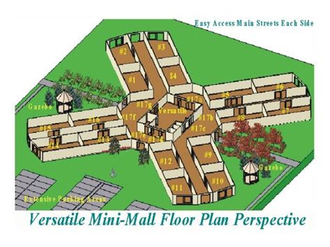 mall floor plan planos plantas