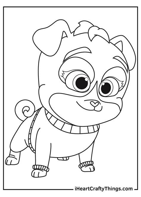 puppy dog pals coloring pages updated