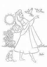 Sleeping Coloring Beauty Pages Princess Disney Aurora Printable Kids Print Color Cartoon Sheets Characters Games Girls Books Bestcoloringpagesforkids Birthday Prince sketch template