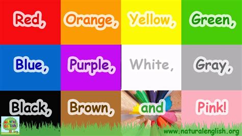 colors song learn  colors colours learn english