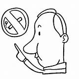 Schild Rauchen Ausdrucken Verboten Ausmalen Zeigt Ausmalbild Mann sketch template