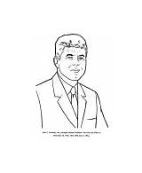 Coloring Kennedy John Pages Lame Peter Man Heal Printable President Presidents Colouring Jfk Patriotic Printables Color Fitzgerald Biography Facts Kids sketch template