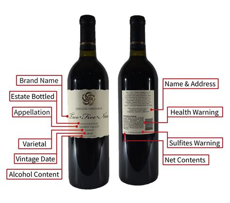 read  wine bottle label nc wine guys