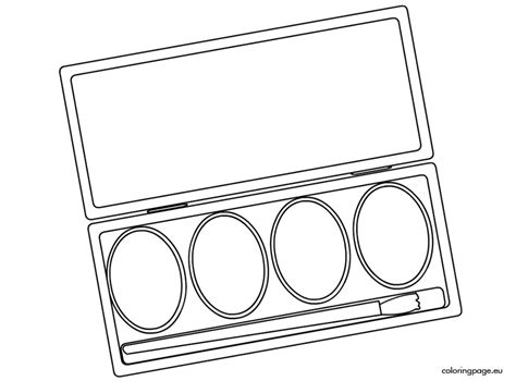 watercolor paint sets coloring page