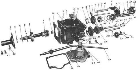 assembly transmission exploded view drawing  information
