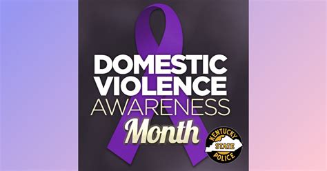 Ksp Recognizes October As Domestic Violence Awareness Month Harlan