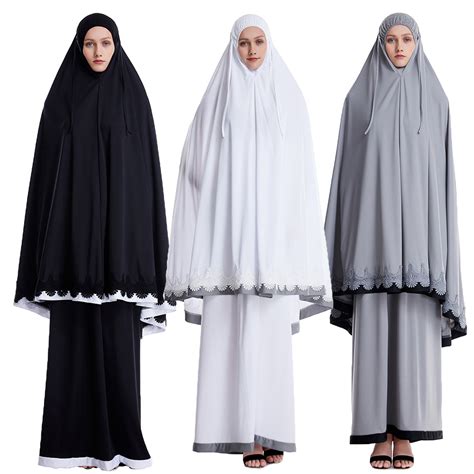 Hijab Khimar Jilbab Voal Motif