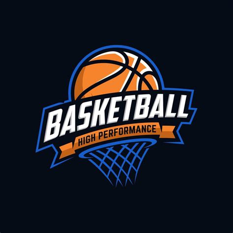 basketball club logo emblem designs  ball sport badge vector