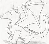 Smaug Coloring Pages Chibi Dragon Hedgehog Luna Fanart Central Template sketch template