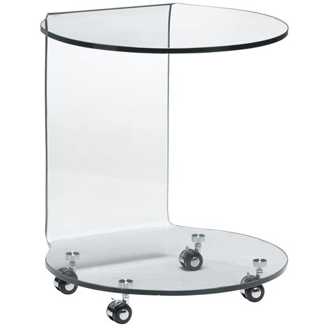 clear glass side table  home  home