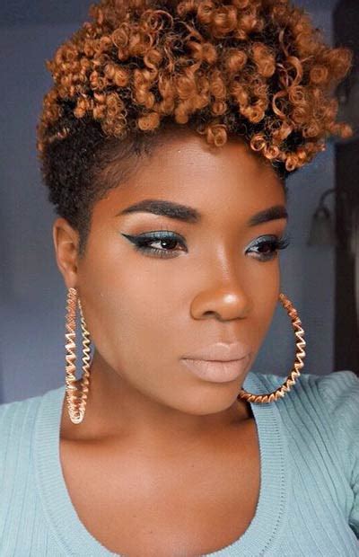 short natural hairstyles  black women page