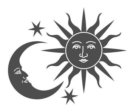 sun  moon template
