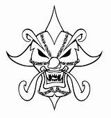 Icp Coloring Pages Juggalo Getcolorings Template Printable sketch template