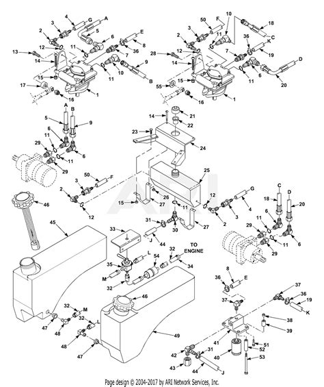 scag stca ka sn   parts diagram  fuel  hydraulic system