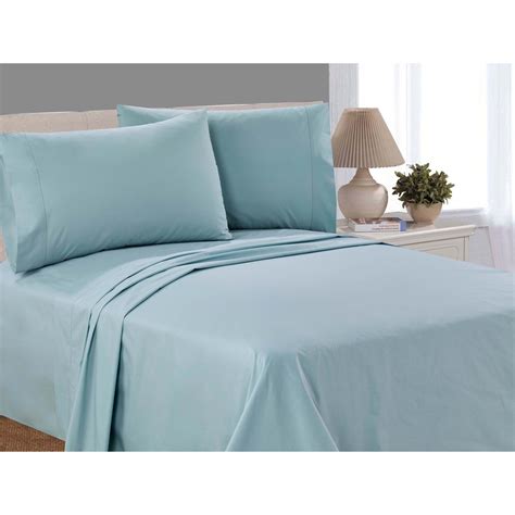 mainstays  cotton percale  thread count sheet set twin