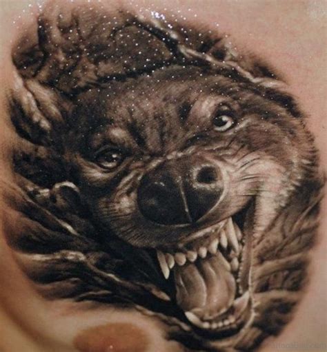 50 Excellent Wolf Tattoos For Chest Tattoo Designs –