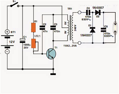 simple high voltage generator circuit electronic circuit projects