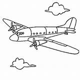 Kolorowanki Propeller Samoloty Airplanes Flugzeug Ausmalbilder Dzieci Kolorowania Prop Aircraft Obrazki sketch template