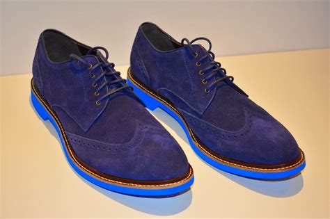 shybiker blue suede shoes