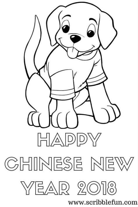 happy chinese  year  coloring sheets
