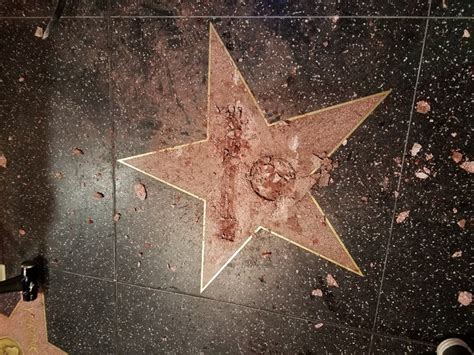 Donald’s Trump Star On Hollywood Walk Of Fame Is Smashed The New York