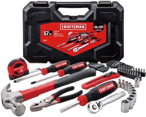 craftsman home tool kit mechanics tools kit  piece cmmt