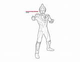 Ultraman Orb Victory Ginga sketch template