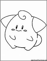 Coloring Pokemon Pages Togepi Cleffa Fairy Colouring Fun Getcolorings Color Flabebe sketch template