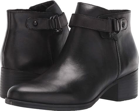 naturalizer womens drewe booties ankle boot black leather size