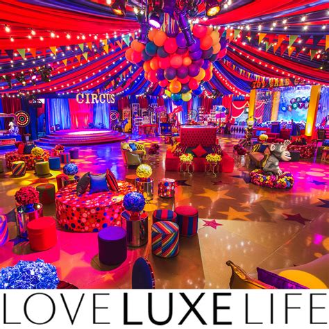 circus themed party featured  love luxe life rayce pr